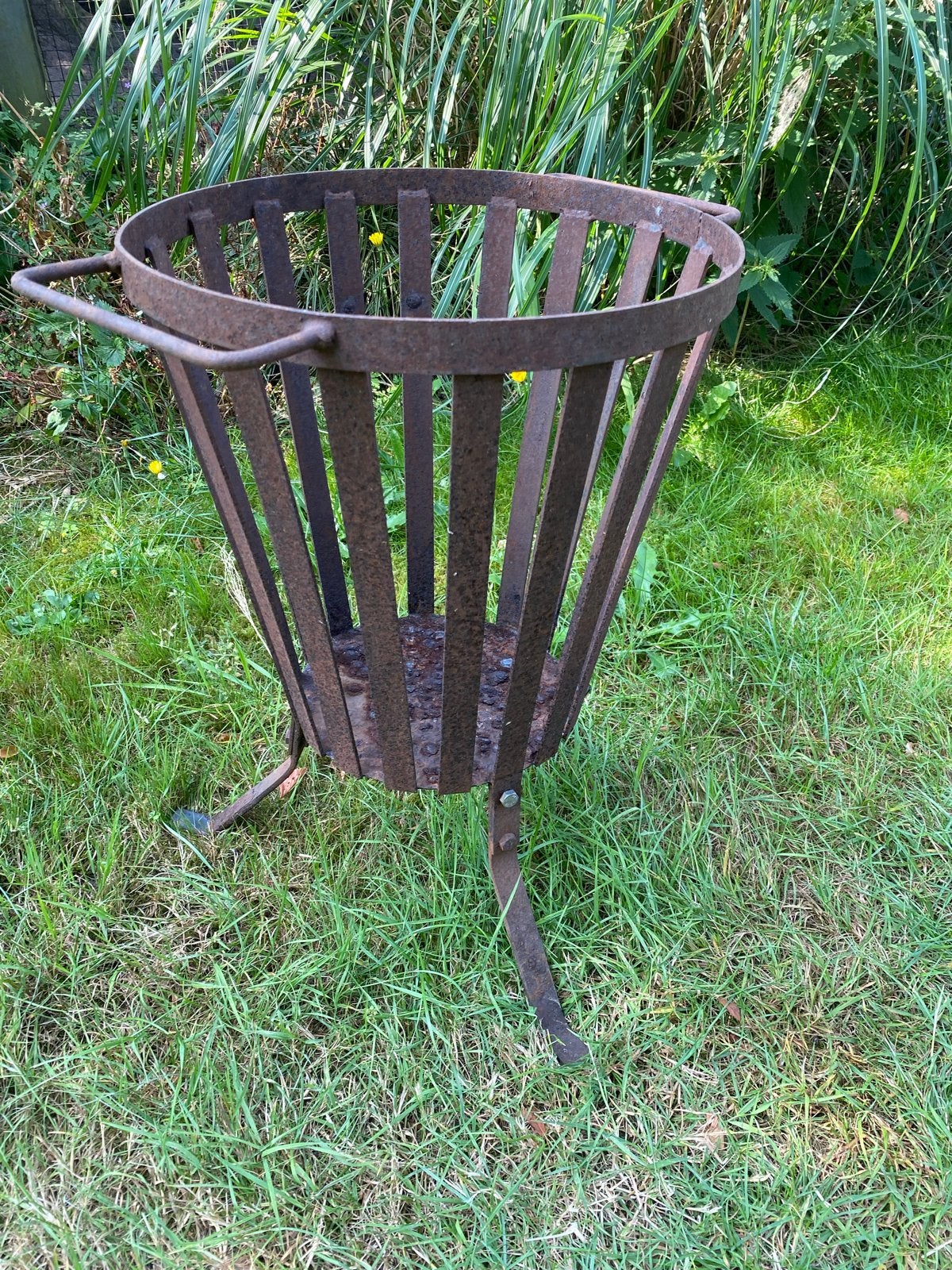 Vuurkorf 56 cm hoog, Tuin en Terras, Ophalen, Gebruikt, Vuurkorf
