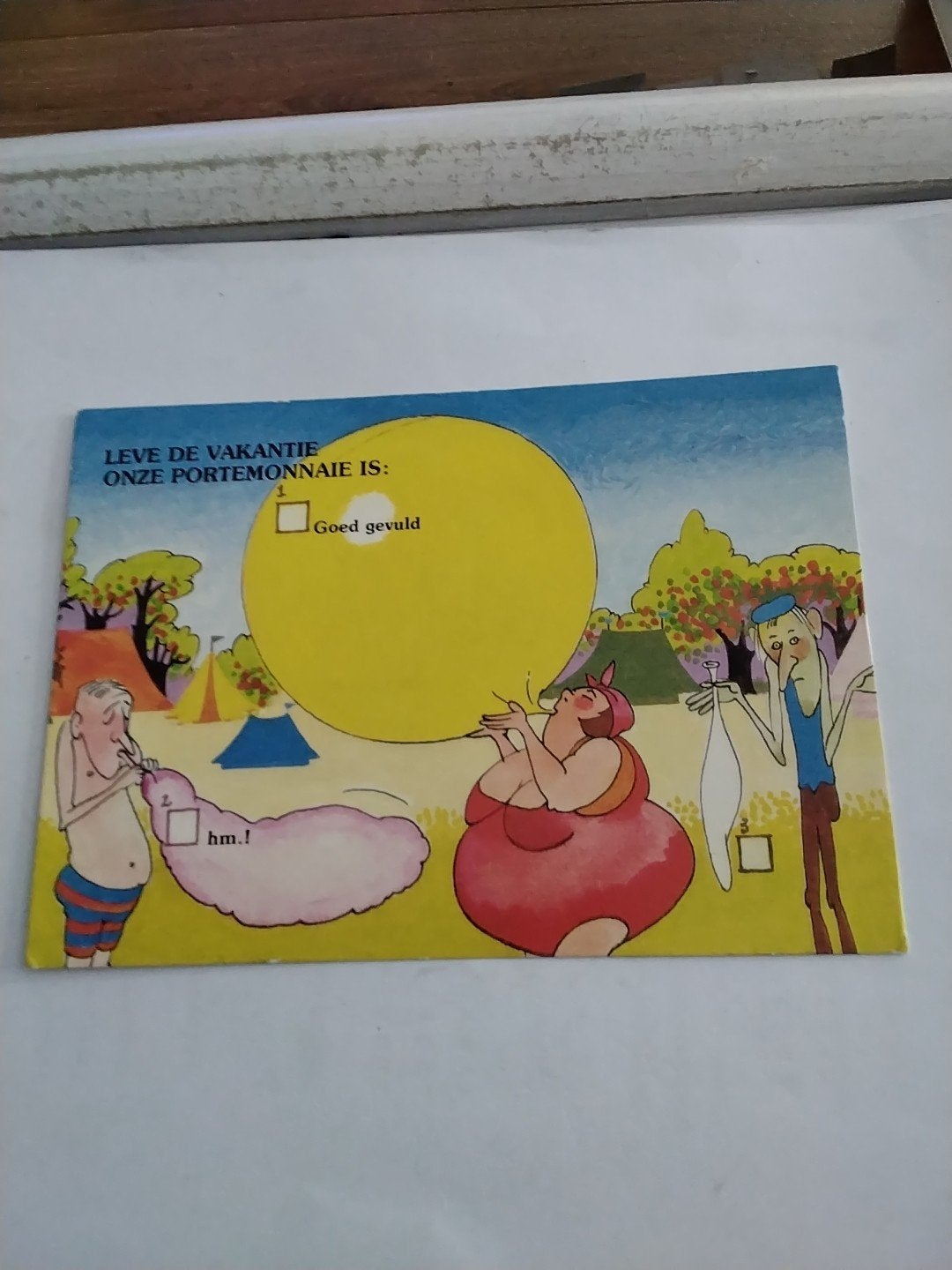 'Leve de Vakantie' -   Groeten uit Schoorl, Verzamelen, Ansichtkaarten | Themakaarten, Ophalen of Verzenden, 1980 tot heden, Gelopen
