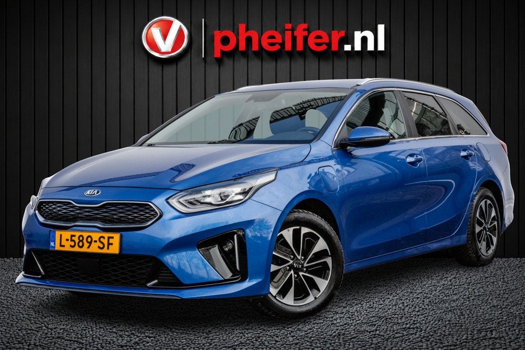 Kia Ceed Sportswagon 1.6 GDI PHEV DynamicPlusLine Trekhaak/, Auto's, 8 kWh, Gebruikt, Met garantie (alle), Blauw