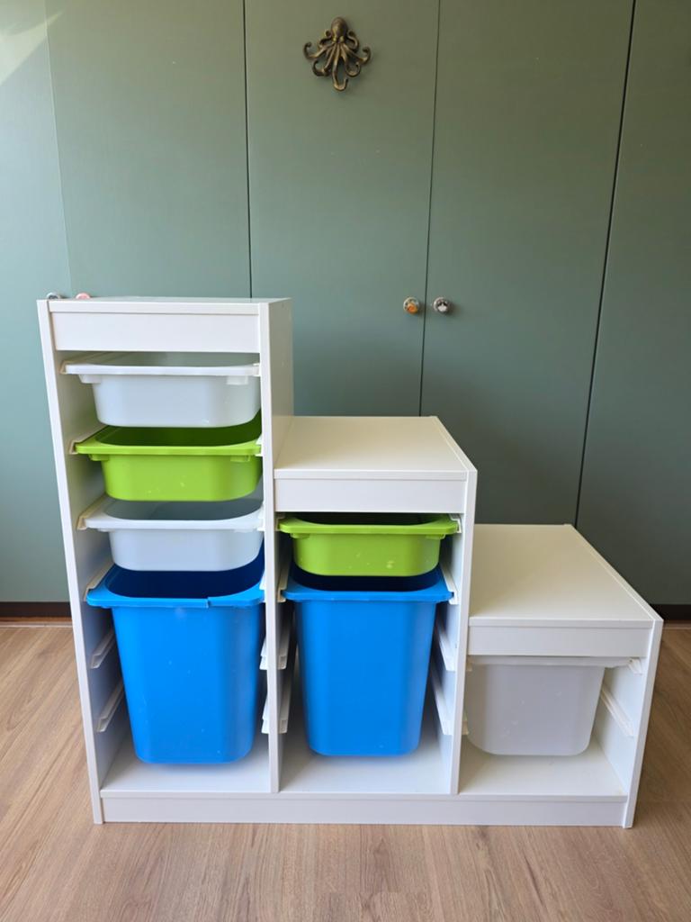 IKEA Trofast kast met opbergbakken, Ophalen, Gebruikt, Kast