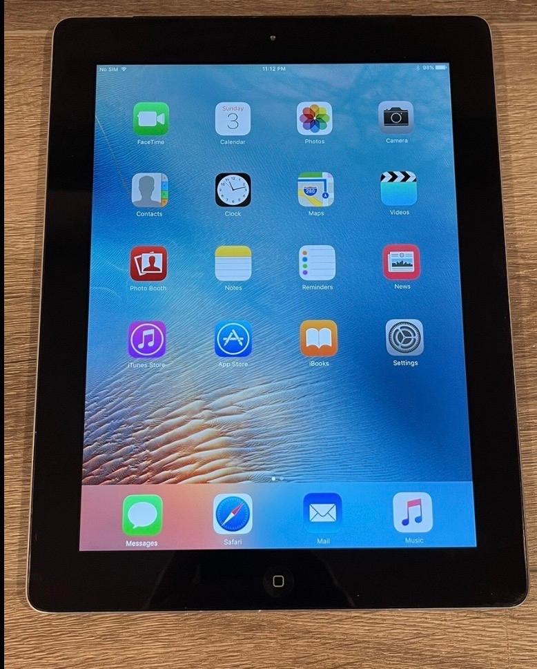 Apple iPad (3e generatie) 16GB Wi-Fi Zwart, Computers en Software, Apple iPads, Zo goed als nieuw, Apple iPad, Wi-Fi, 10 inch