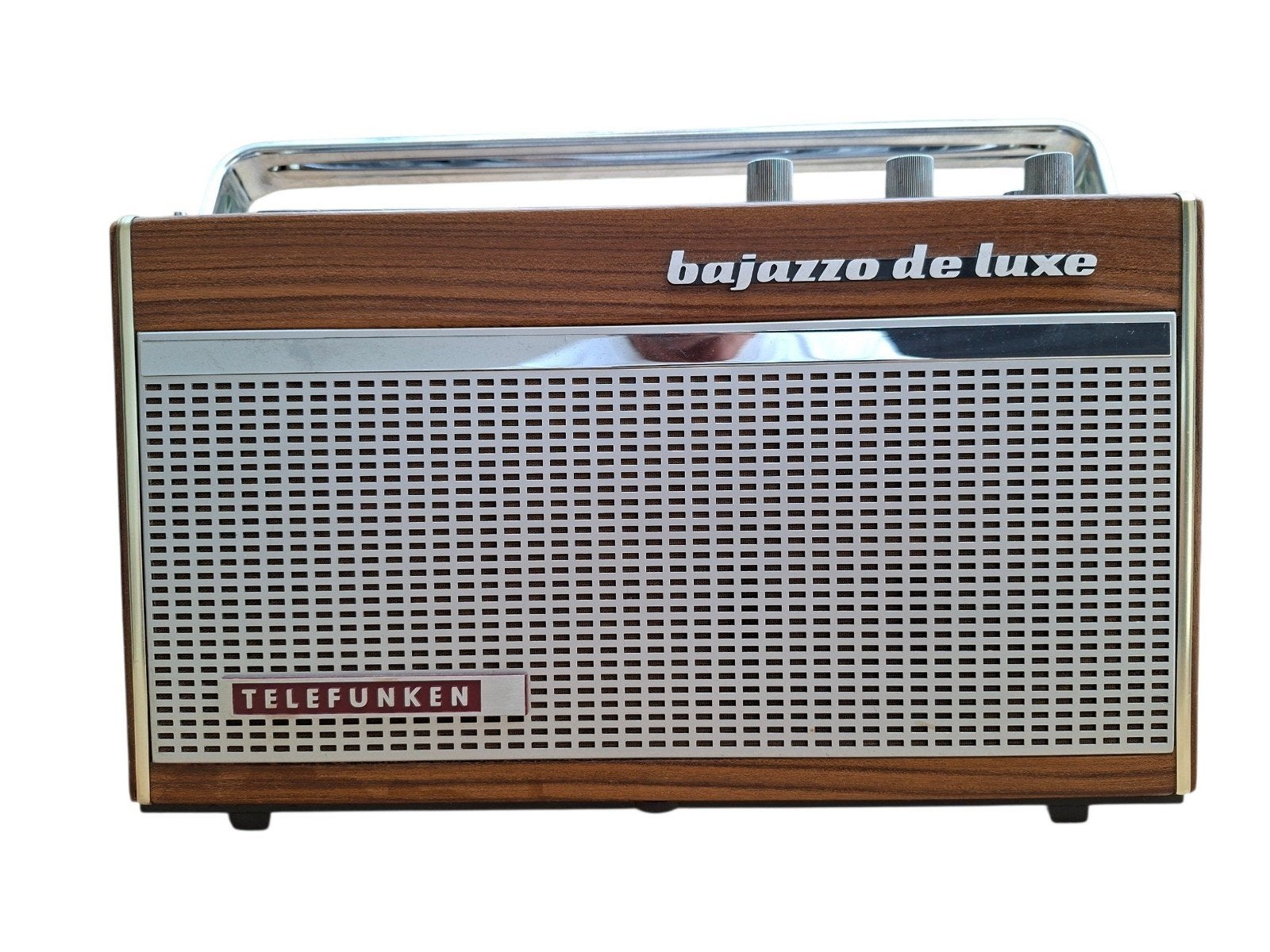 Telefunken Bajazzo de Luxe 201 radio - Vintage en werkend, Ophalen of Verzenden, Gebruikt, Radio
