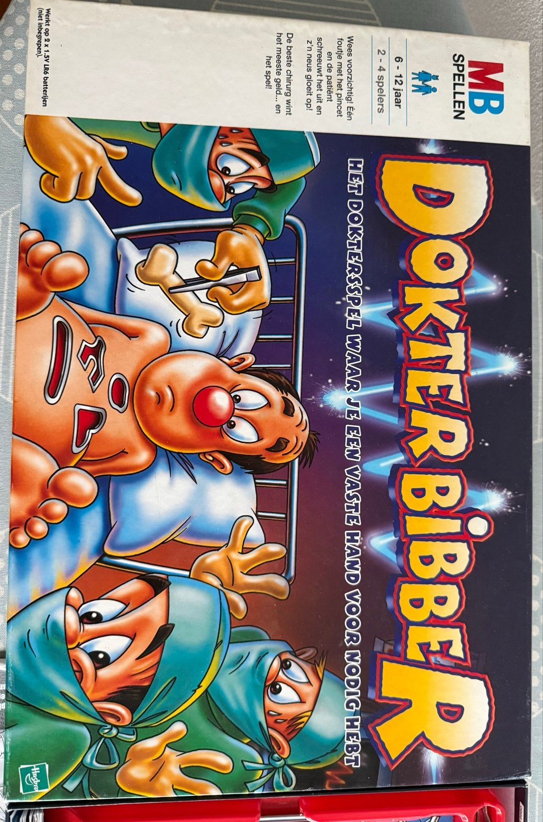Dokter Bibber spel van MB Spellen, Drie of vier spelers, Ophalen, Gebruikt