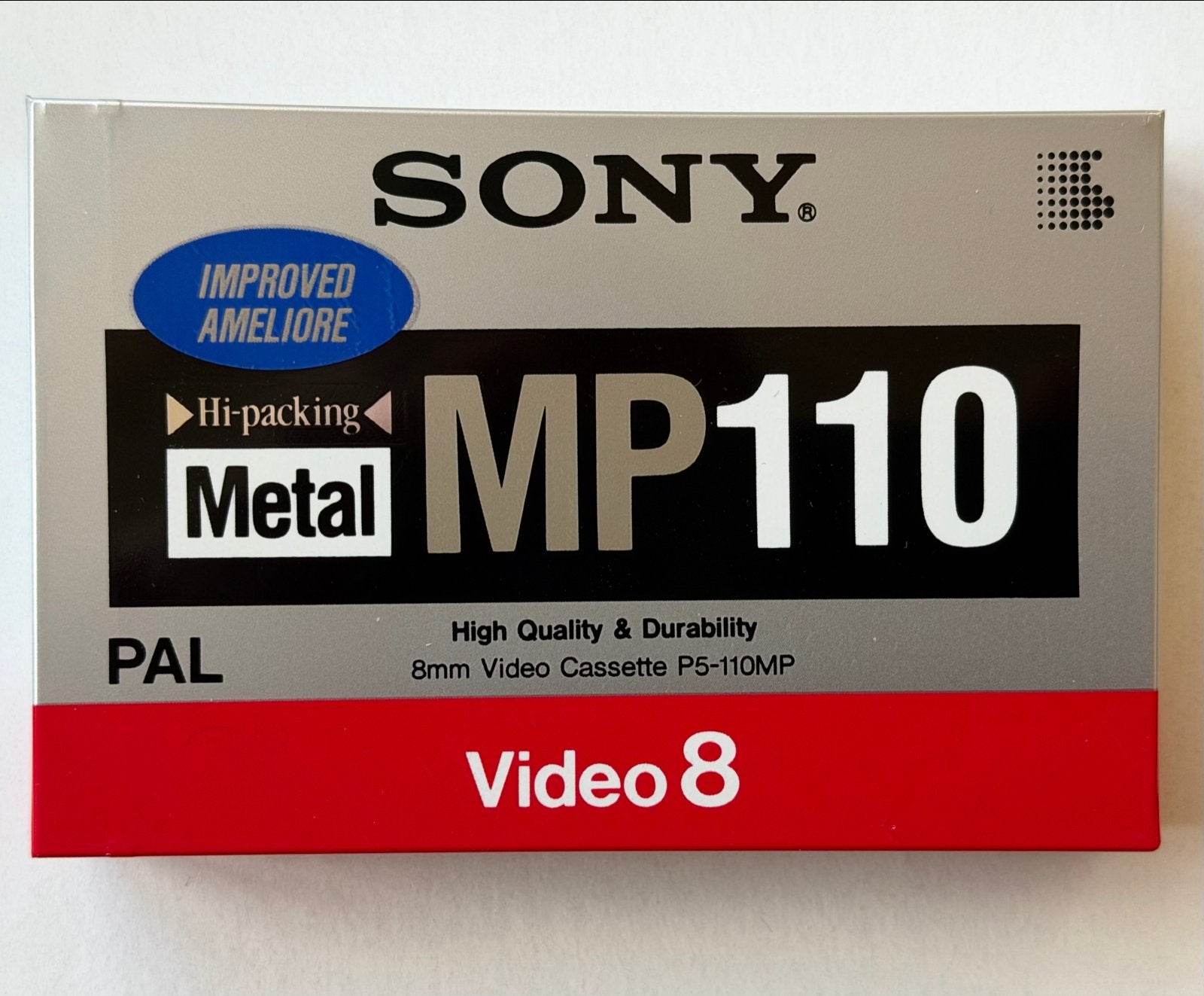 Sony 8mm MP110 Videoband voor Video8/Hi8/Digital8, XXL!, Ophalen of Verzenden, Nieuw, Sony, 20x of meer