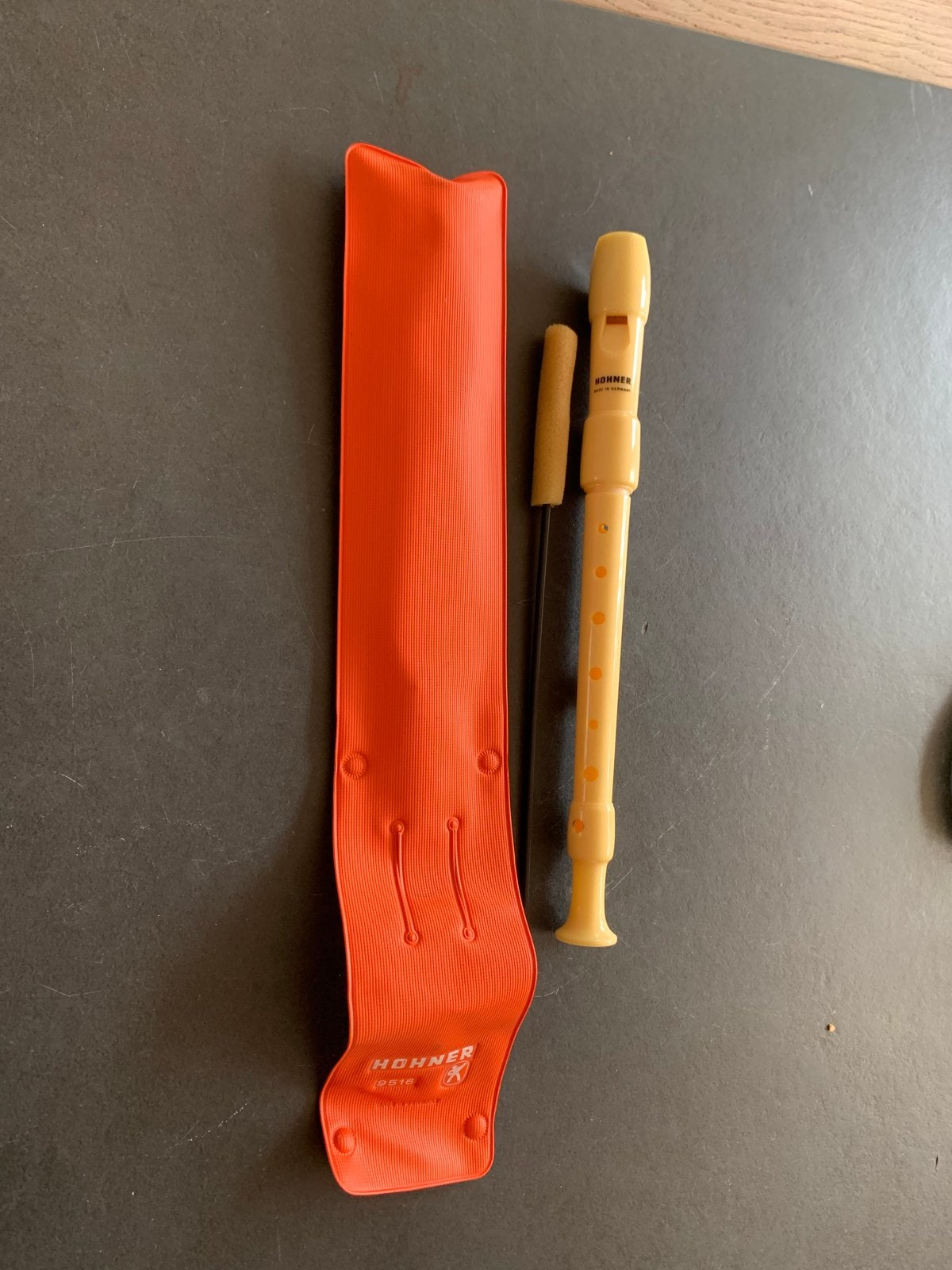 Hohner blokfluit met hoes - Made in Germany, Ophalen of Verzenden, Gebruikt, Sopraan of Sopranino, Kunststof