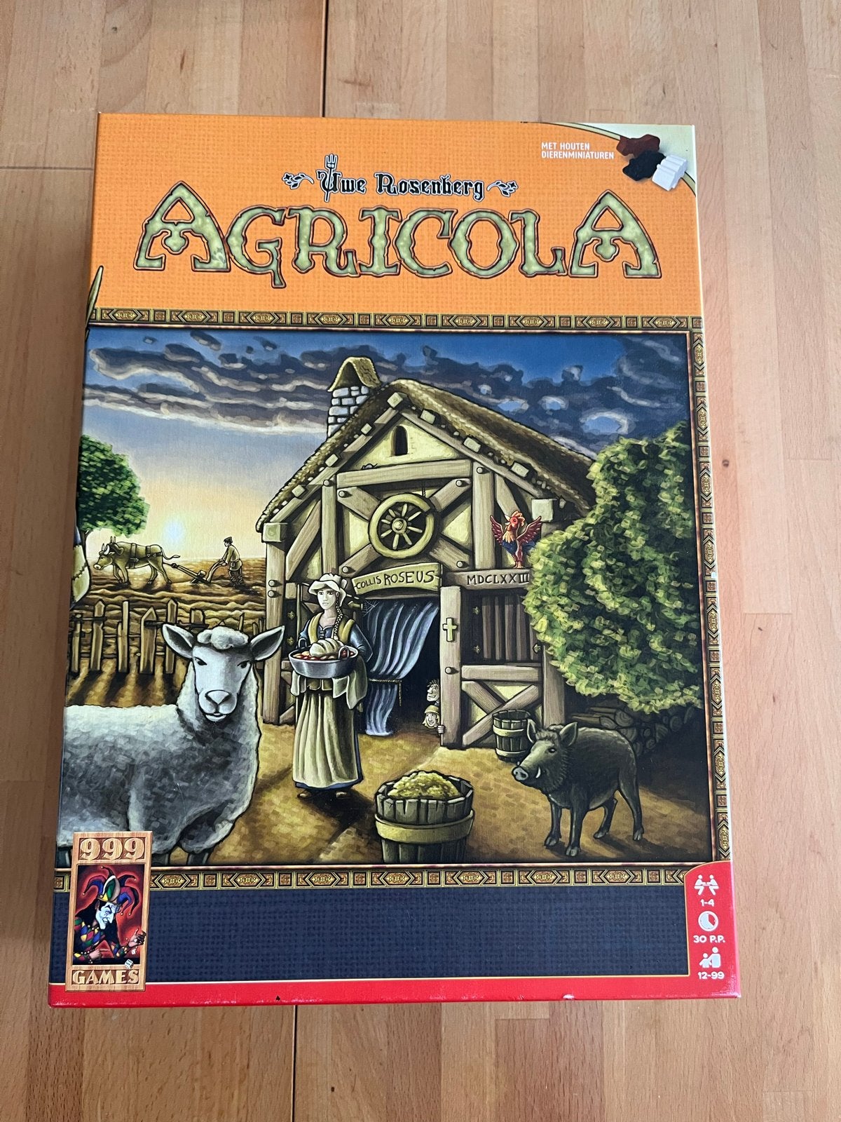 Agricola Bordspel - 999 Games - Zo goed als nieuw, Een of twee spelers, Ophalen of Verzenden, Zo goed als nieuw, 999 Games
