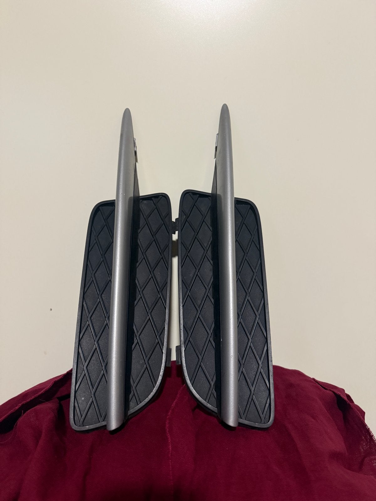 BMW X5 E70 X6 E71 voorbumper grille rooster zilver origineel, Auto-onderdelen, Gebruikt, Voor, Ophalen of Verzenden, Bumper