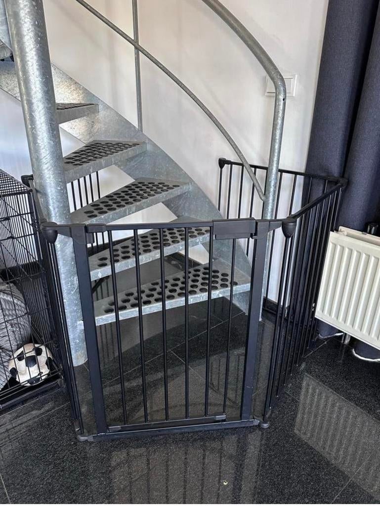 Babydan Traphekje Zonder Boren - Veiligheid voor je Kind, Ophalen, Gebruikt, Klemhekje, Metaal of IJzer