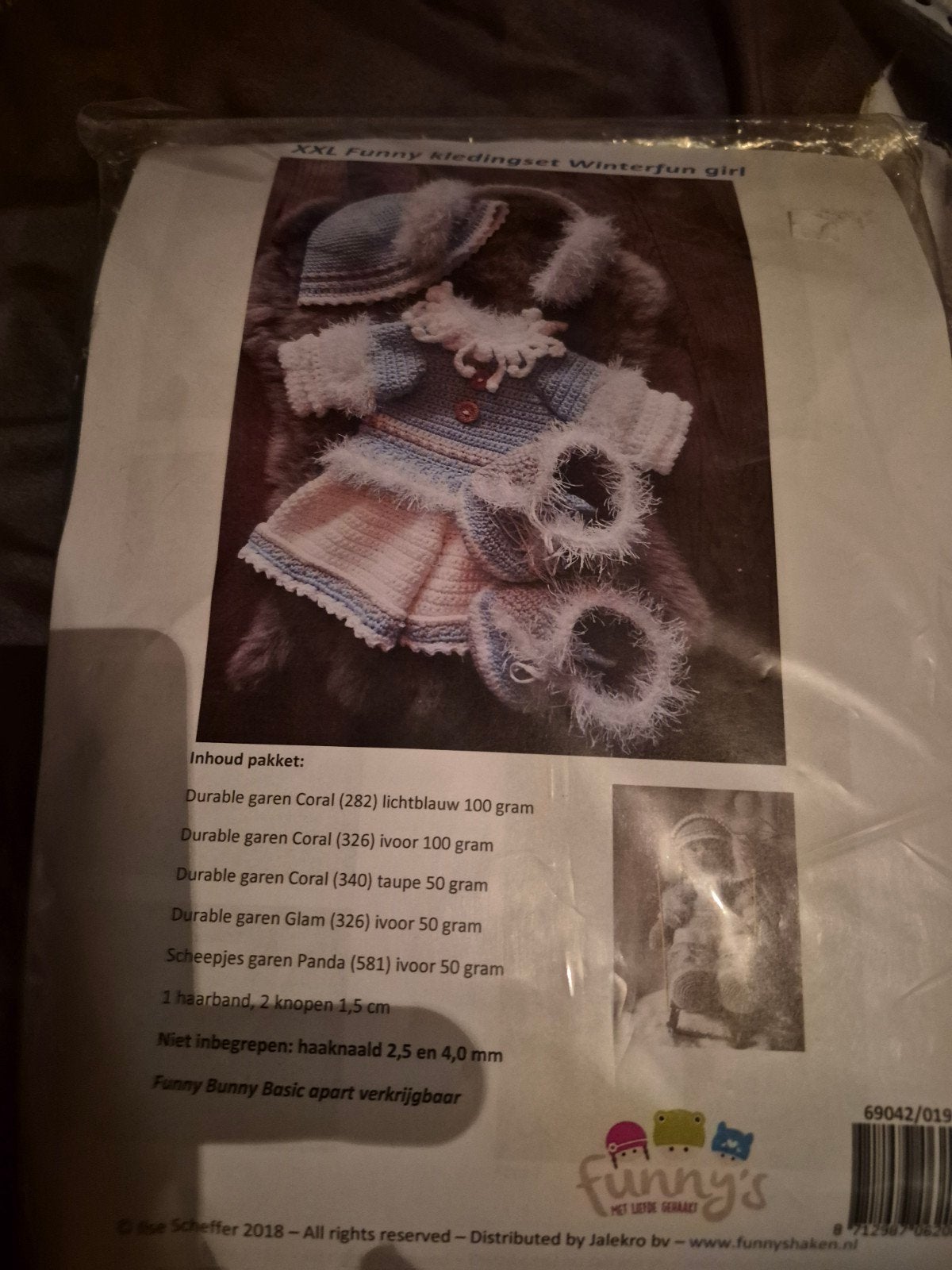 XXL Funny haakpakketVaste pr€20euro, Hobby en Vrije tijd, Verzenden, Zo goed als nieuw, Haken, Patroon of Boek