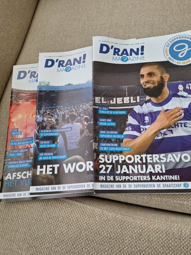 tijdschriften sport De Graafschap, Ophalen of Verzenden, Zo goed als nieuw, Sport en Vrije tijd