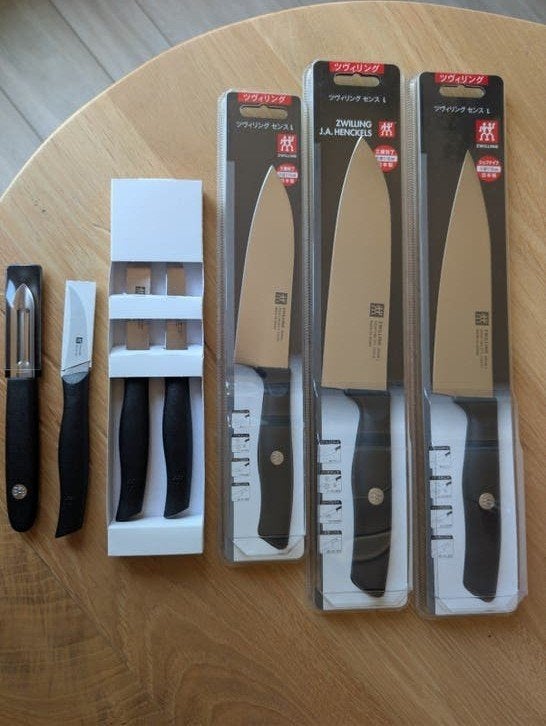 Zwilling Koksmessenset 7× Nieuw! Made in Japan!, Ophalen of Verzenden, Nieuw