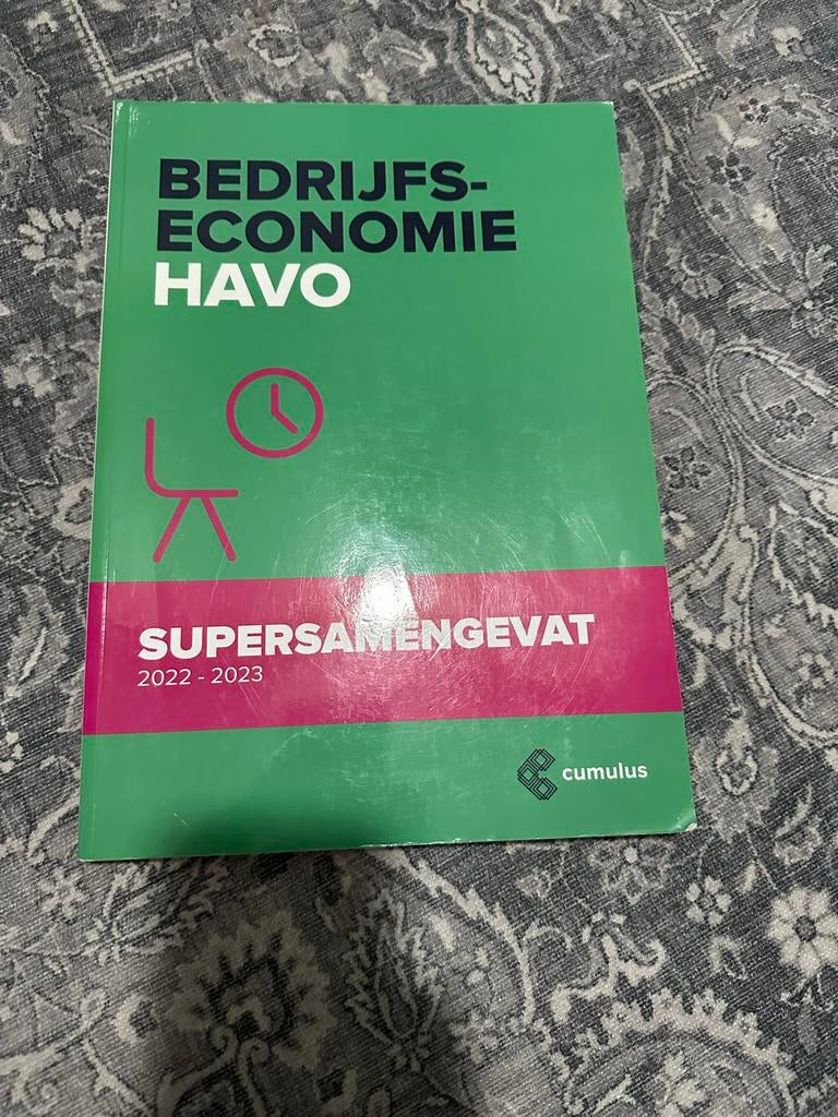 Bedrijfseconomie HAVO Supersamengevat 2022-2023, Boeken, Ophalen of Verzenden, Gamma, Zo goed als nieuw, Overige niveaus