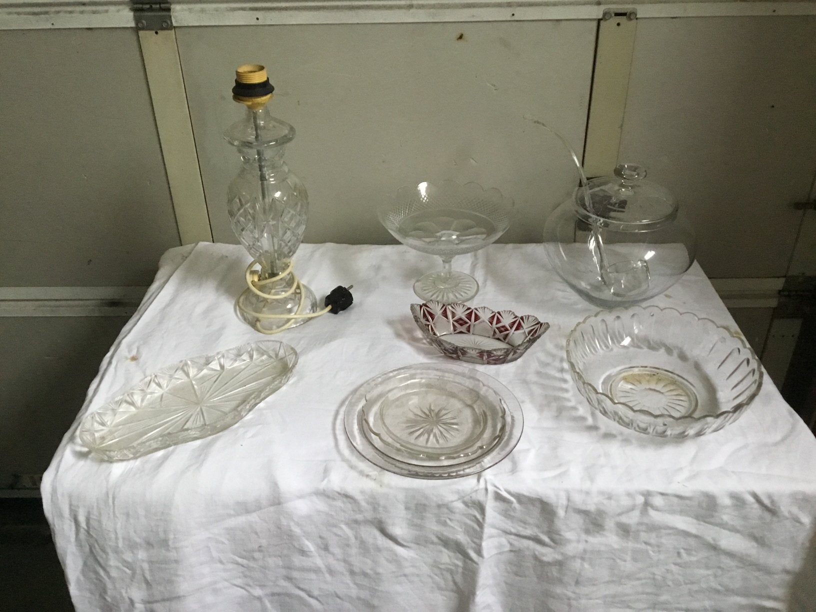 Kristallen tafel accessoires, Ophalen of Verzenden