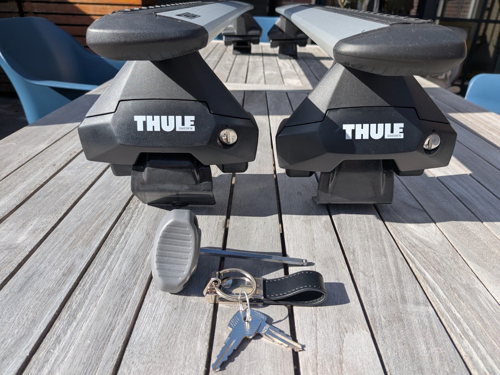 Thule WingBar Opel Grandland X (2017-2021), Auto diversen, Ophalen, Zo goed als nieuw
