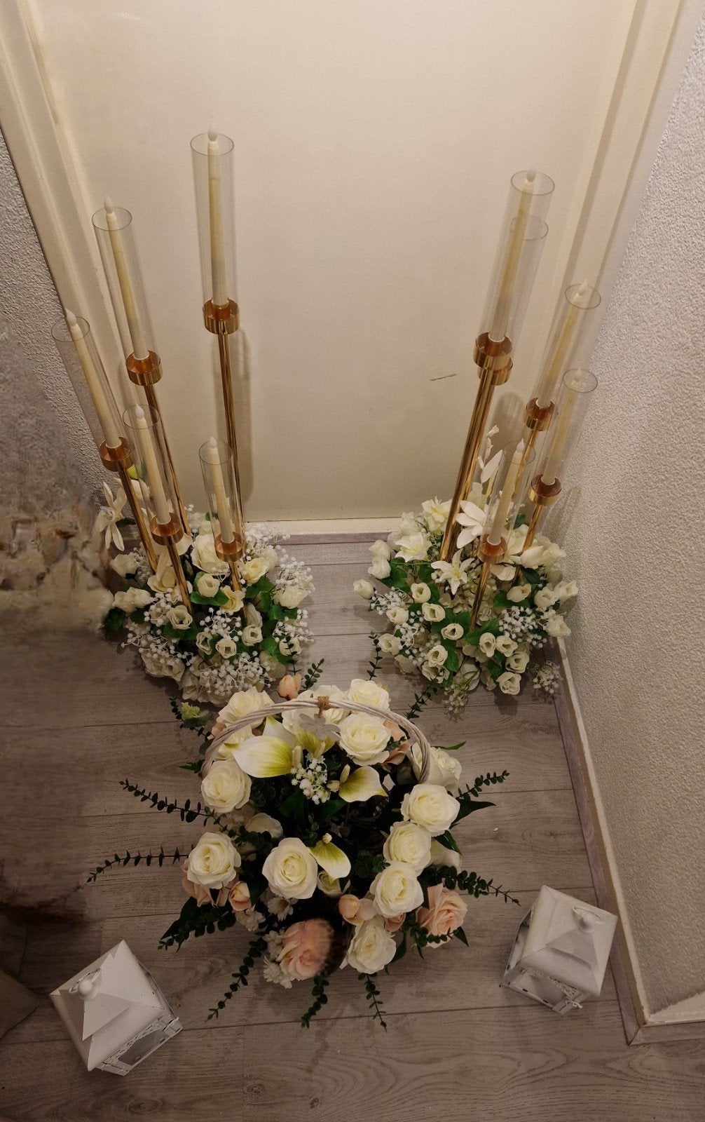 Kandelaars en Kaarsen, 100 cm, Nieuw, Ophalen of Verzenden, Metaal