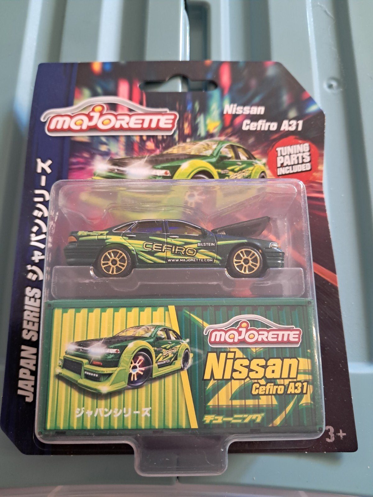 Majorette Nissan Cefiro A31 met Tuning Parts nieuw in verpak, Ophalen of Verzenden, Nieuw, Auto