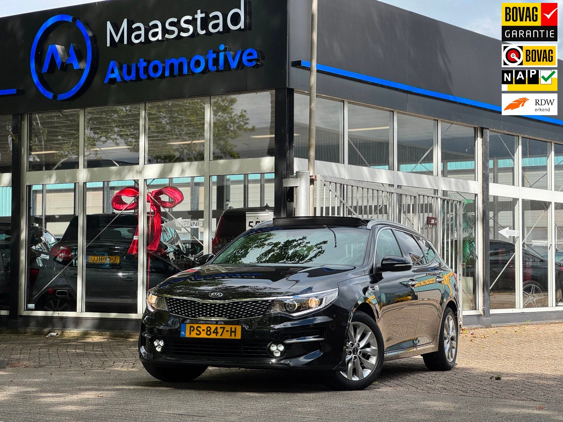 Kia Optima Sportswagon 1.7 CRDi Dynamic AUT CAM PANO INCL.BT, Auto's, Dealer onderhouden, Gebruikt, 4 cilinders, 1535 kg