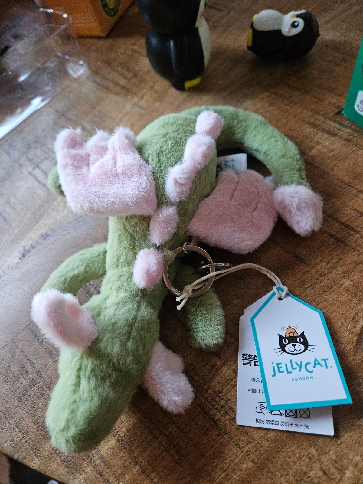 jellycat Matcha Dragon, Ophalen of Verzenden, Zo goed als nieuw, Knuffel of Figuurtje