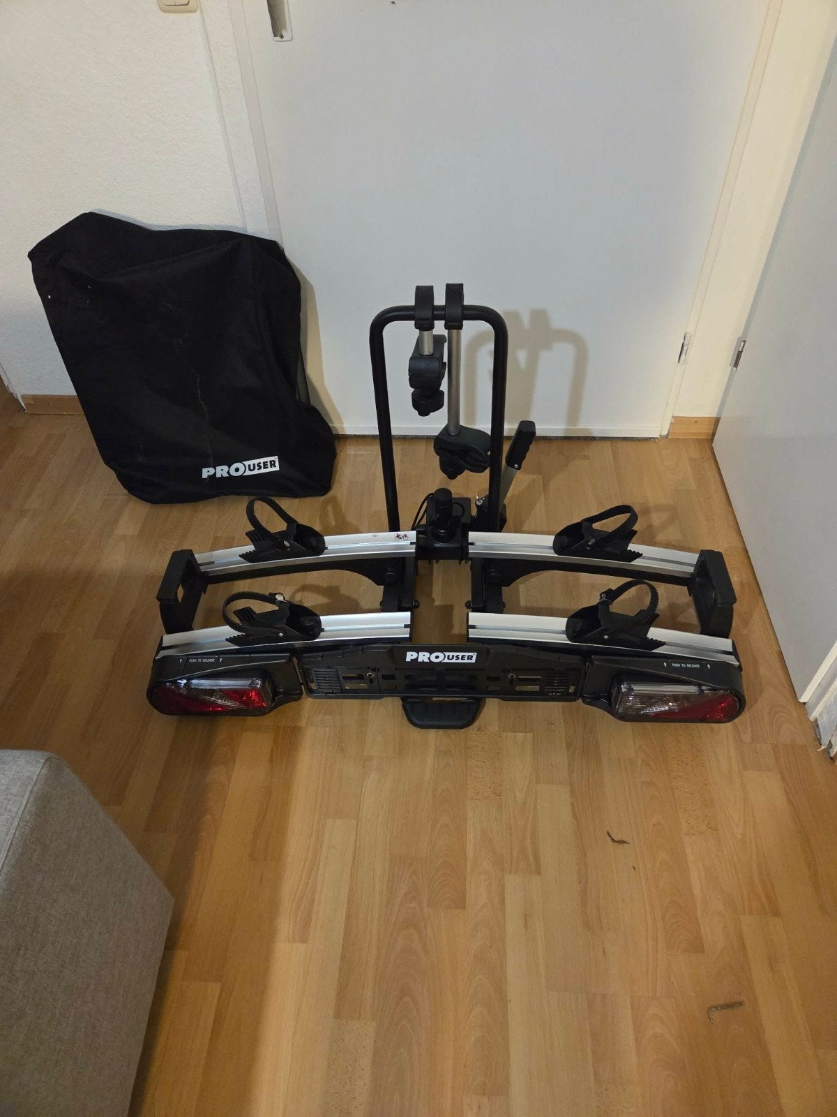 Pro-User Diamant SG2 Fietsendrager+Opberghoes, Ophalen, Zo goed als nieuw, Trekhaakdrager