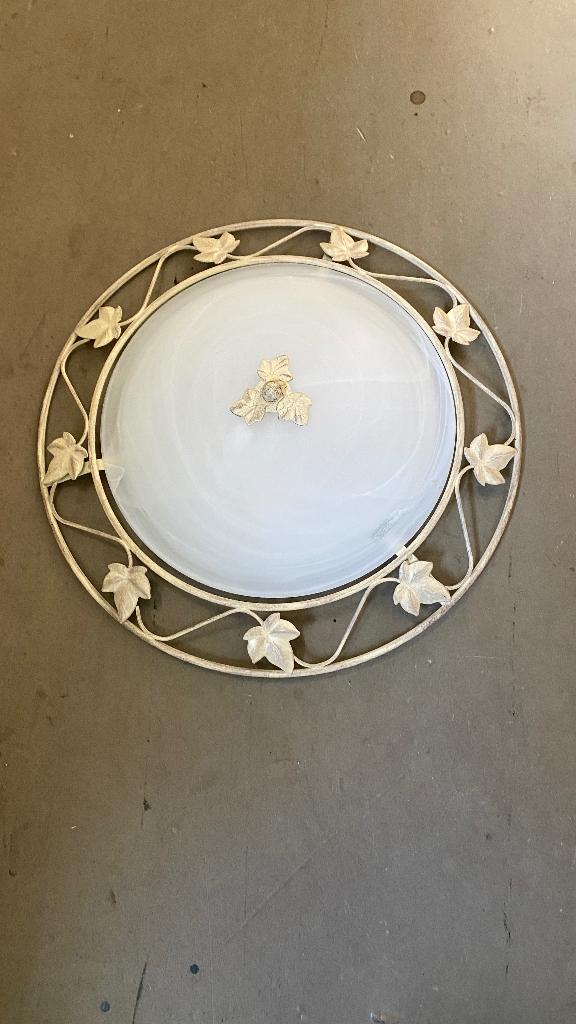 Plafondlamp, Ophalen of Verzenden, Zo goed als nieuw, Glas