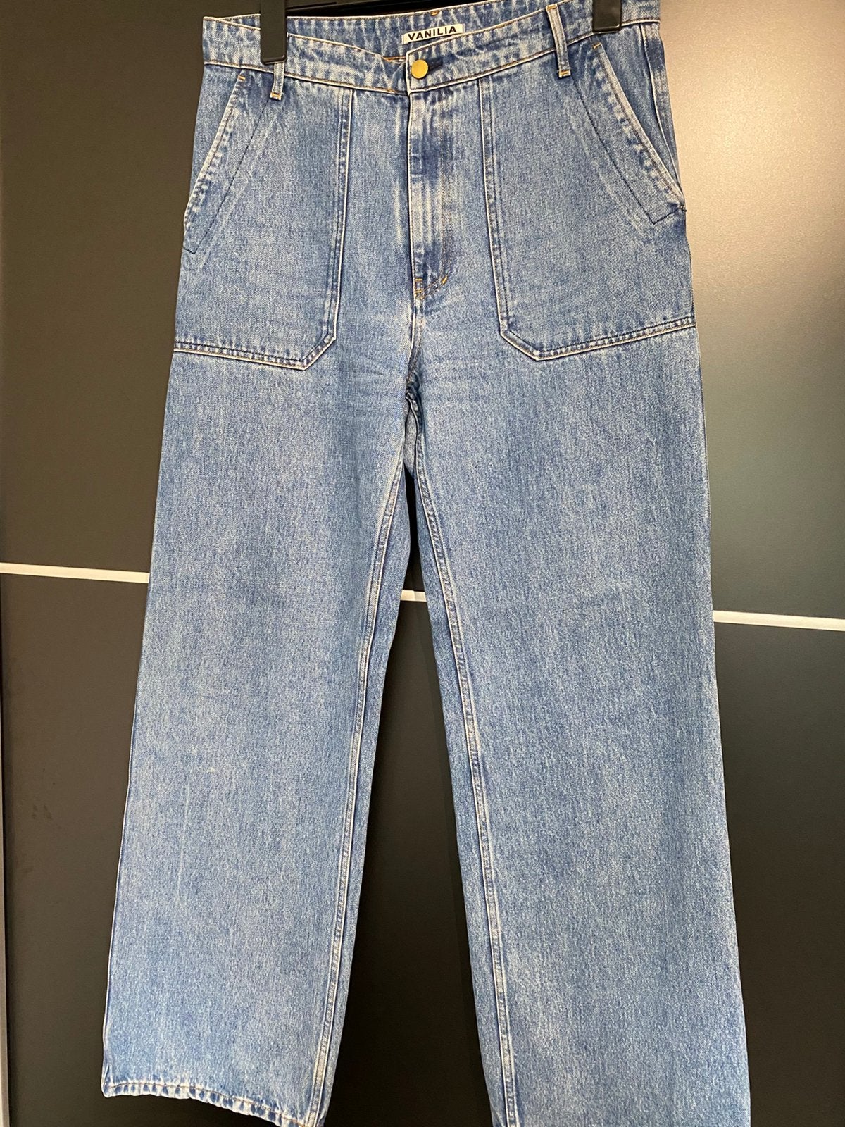JEANS VANILIA BLAUW 42, Blauw, Vanilia, Ophalen of Verzenden, Zo goed als nieuw