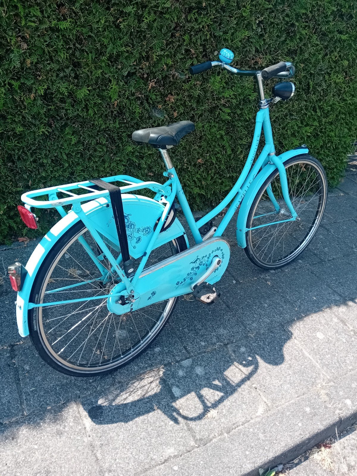 meisjes oma fiets gazele, Fietsen en Brommers, Fietsen | Meisjes, Ophalen, Zo goed als nieuw, 24 inch