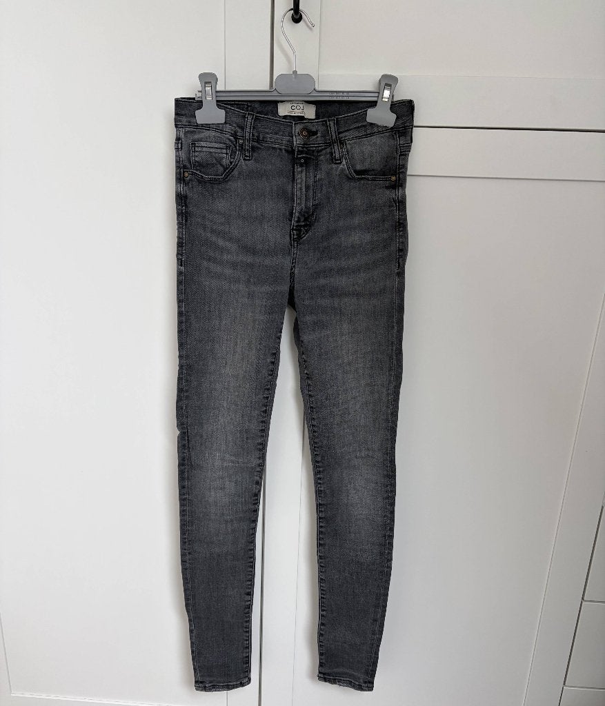 Skinny Jeans maat W27/L32 spijkerbroek COJ, Ophalen, COJ, W27 (confectie 34) of kleiner, Grijs