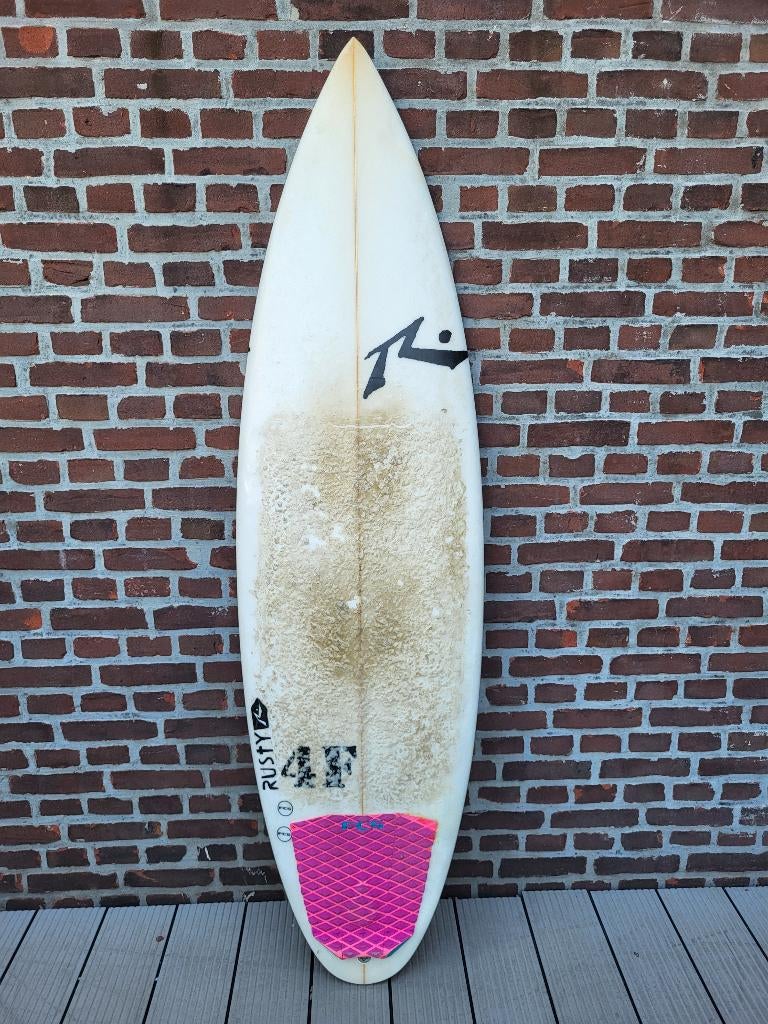 5'10 shortboard Rusty, Watersport en Boten, Golfsurfen, Ophalen, Gebruikt, Shortboard, Met vinnen