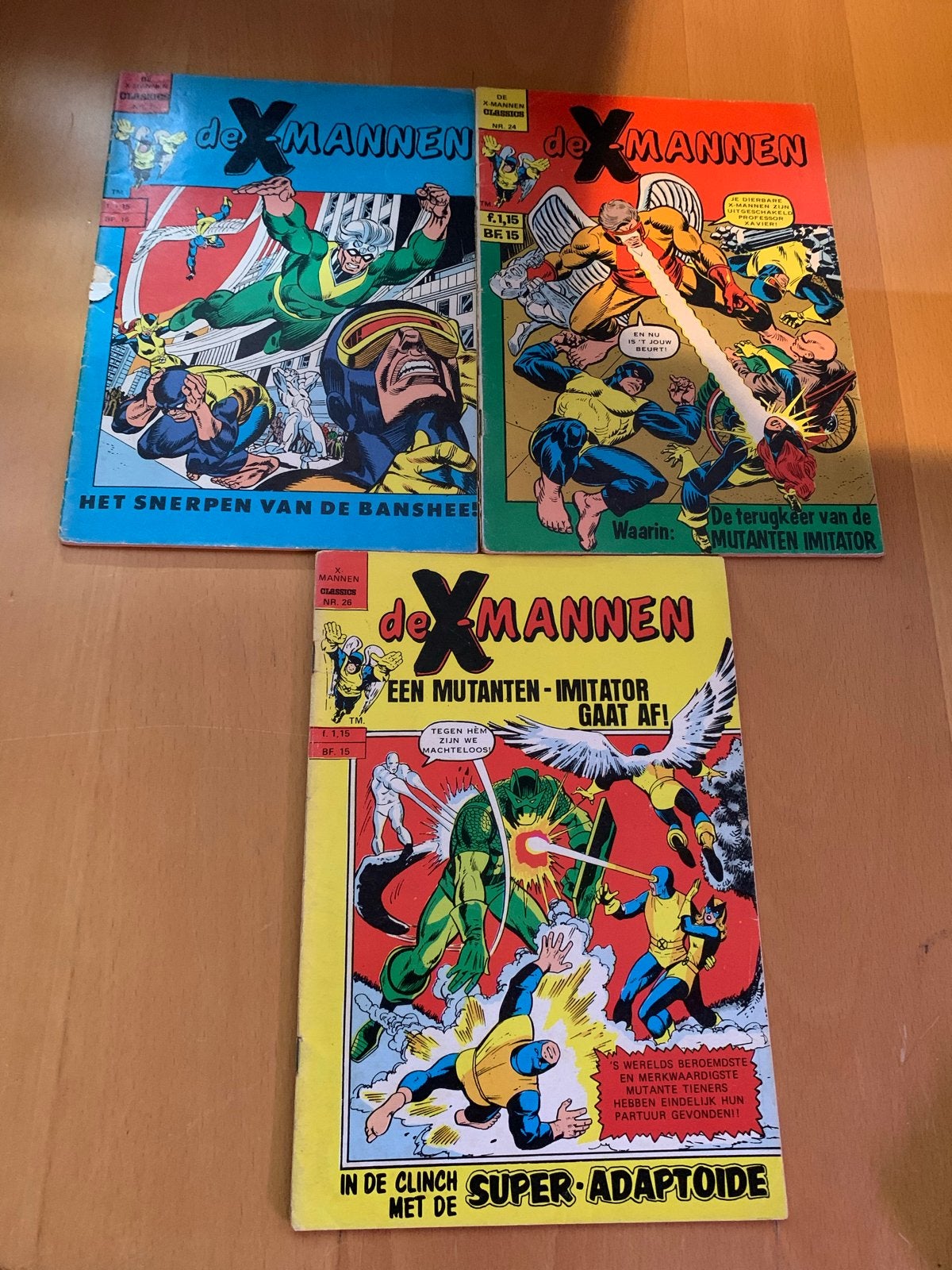 De X-Mannen: Complete Serie (3 stripboeken), Complete serie of reeks, Ophalen of Verzenden, Gelezen