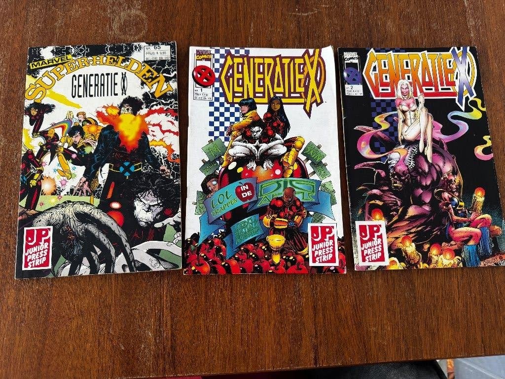Generatie X #1, #2 en Superhelden #65 (Marvel - Nederlands), Boeken, Strips | Comics, Gelezen, Marvel Comics, Europa, Ophalen of Verzenden