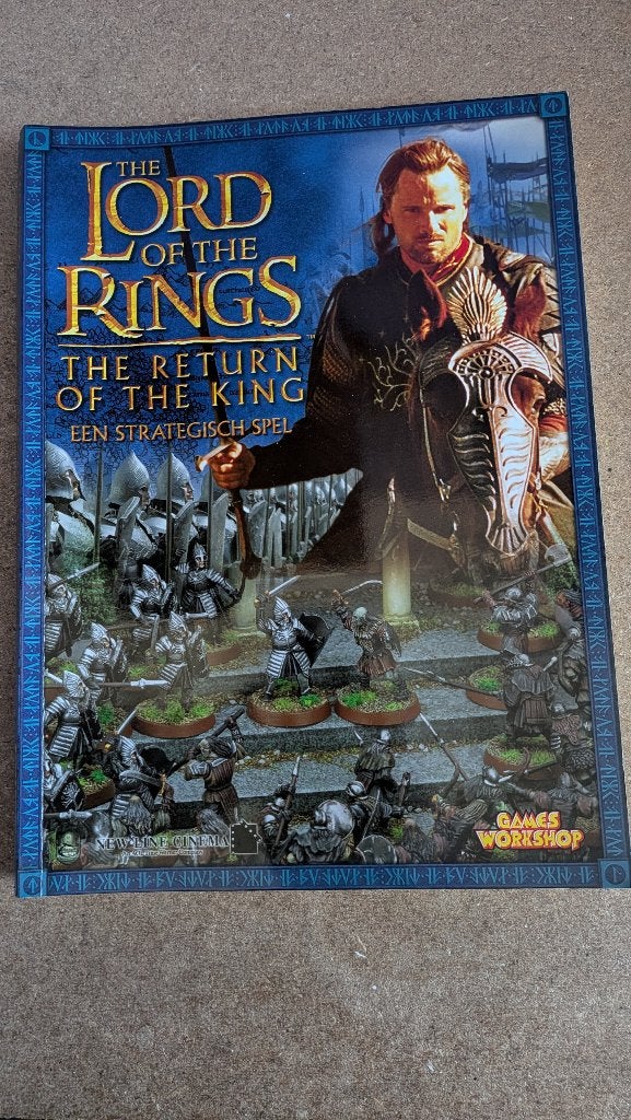 LOTR The Return Of The King SBG - Blue Cover - Dutch, Ophalen of Verzenden, Warhammer