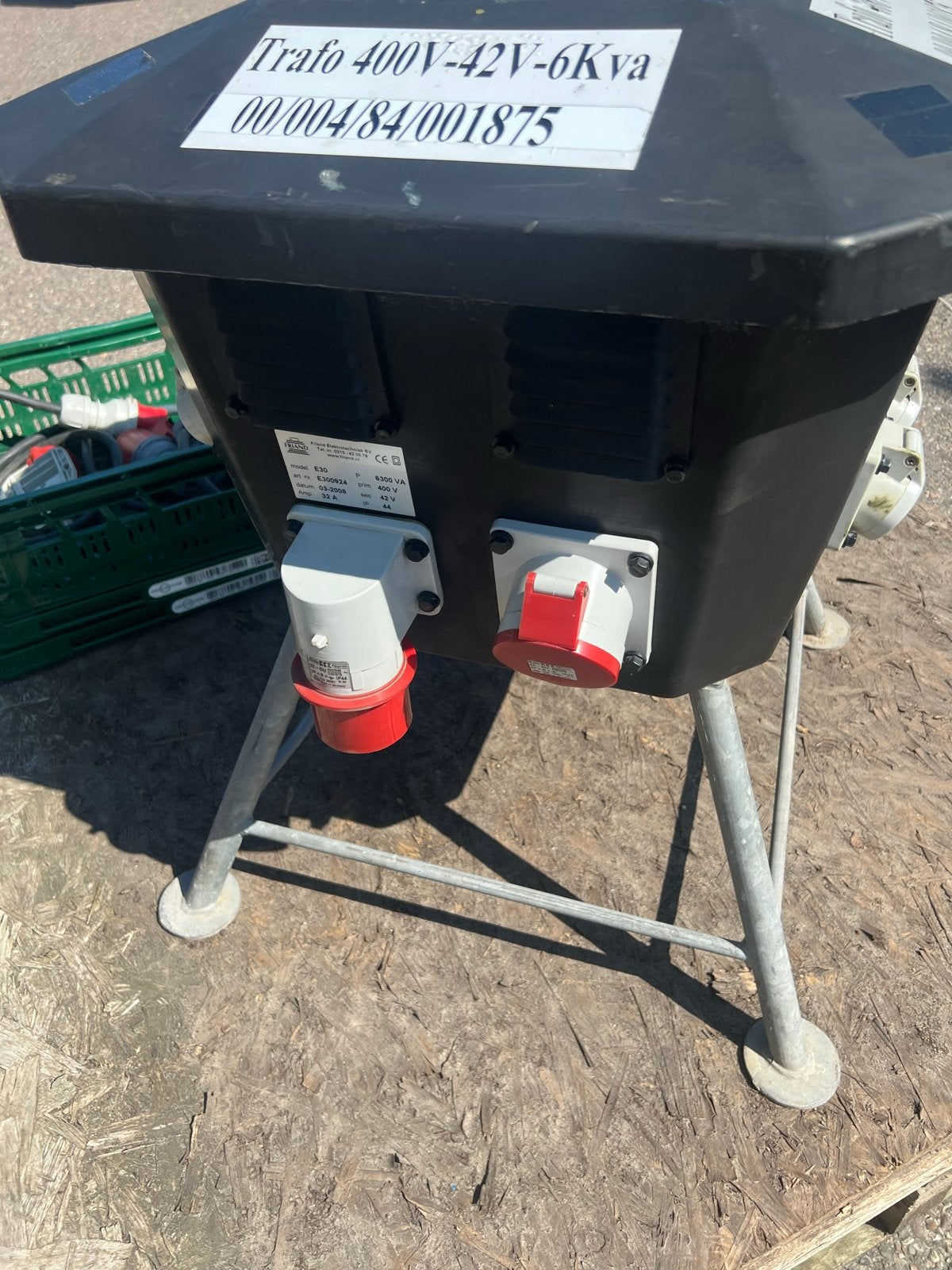 Verdeelkast Krachtstroom Trafo 400V-42V-6Kva, Zakelijke goederen, Machines en Bouw | Overig, Ophalen of Verzenden