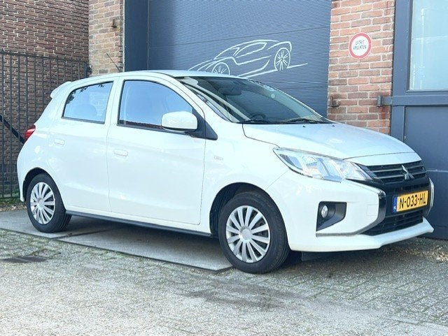 Mitsubishi Space Star 1.2 Mivec Cleartec As&g 2021 schade, Auto's, Voorwielaandrijving, Stof, 850 kg, Wit