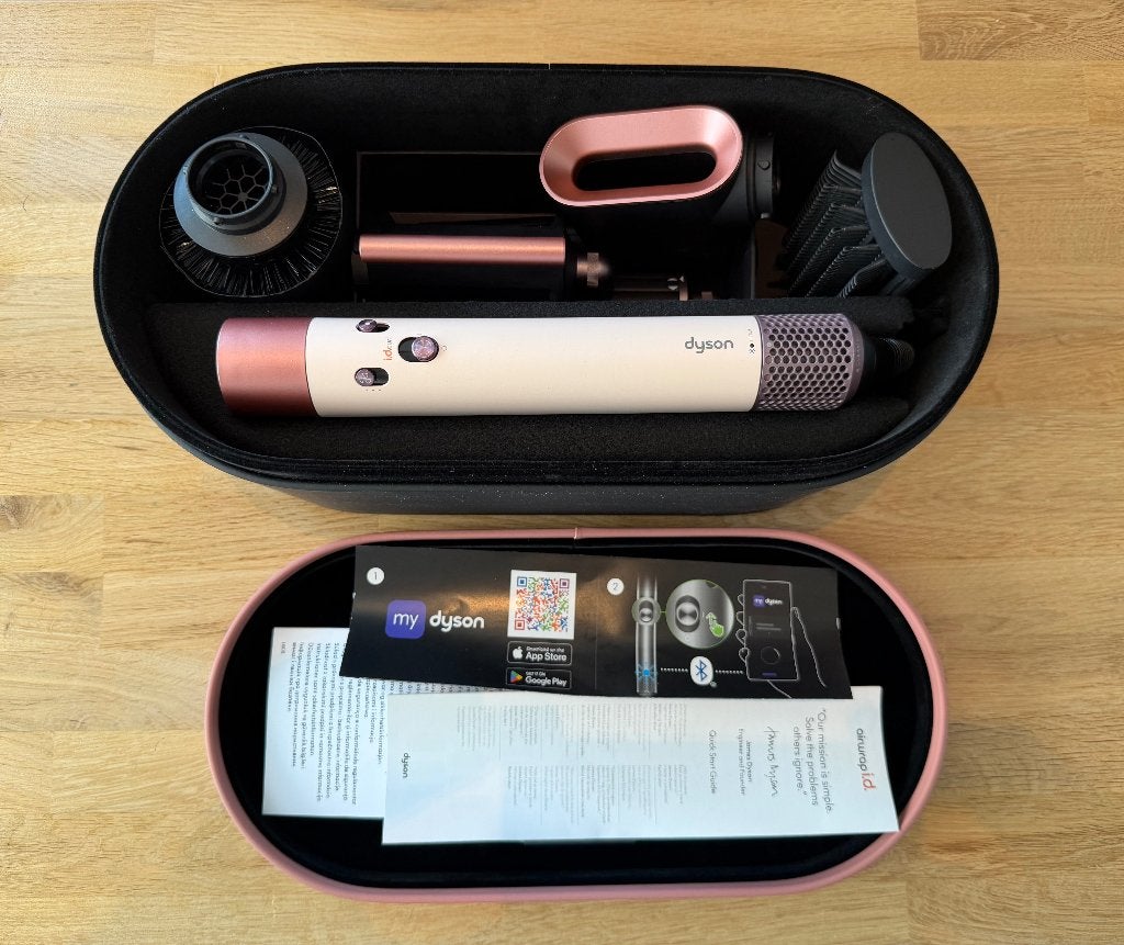 Dyson Airwrap i.d. Straight+Wavy - Ceramic Pink/Rose Gold, Sieraden, Tassen en Uiterlijk, Uiterlijk | Haarverzorging, Ophalen