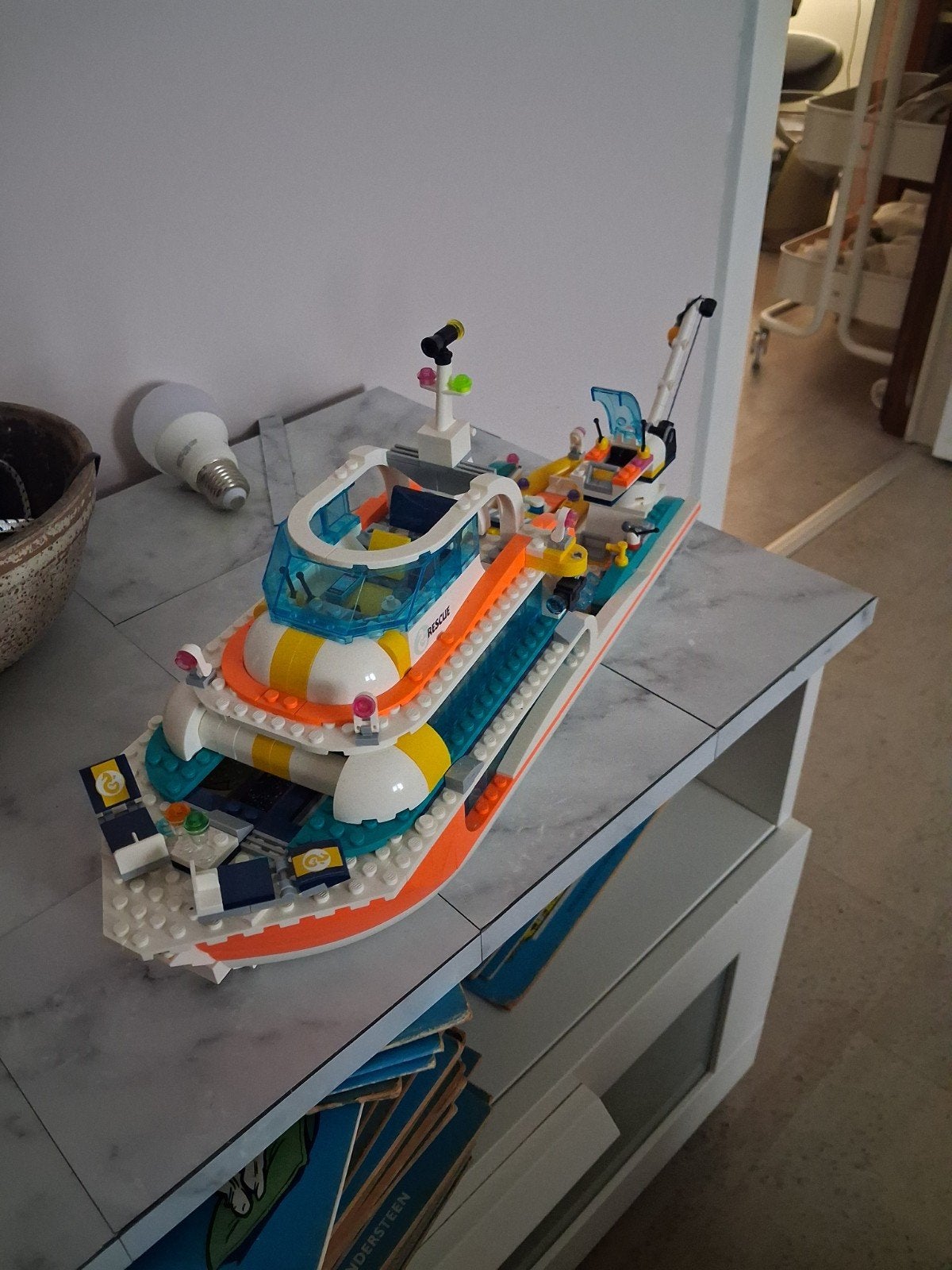 LEGO Friends Reddingsteam boot, Ophalen, Zo goed als nieuw, Overige merken