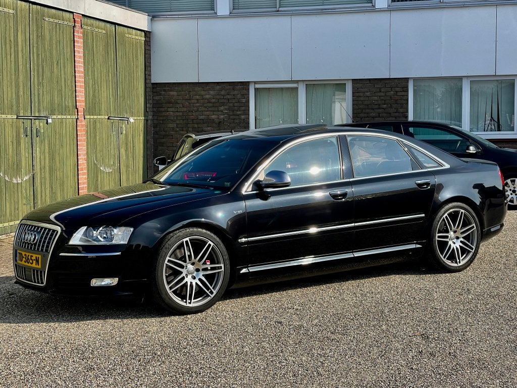 Audi S8 5.2 V10 Quattro Pro Line (2009) | B&O | Youngtimer, Auto's, Audi, Automaat, Zwart, Vierwielaandrijving, Particulier