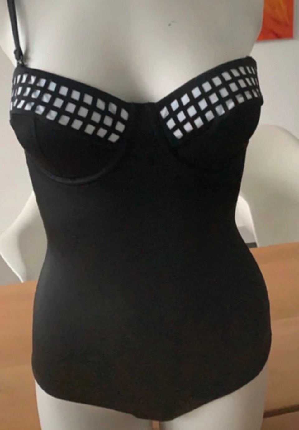 Beachwave Strapless Badpak maat 40 42, Ophalen of Verzenden, Nieuw, Zwart, Badpak