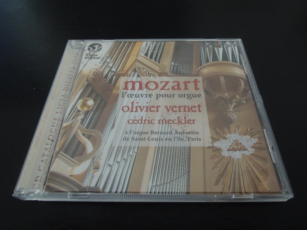 Mozart Orgelwerken Olivier Vernet Cedric Meckler, Mozart, Overige typen, Ophalen of Verzenden, Zo goed als nieuw