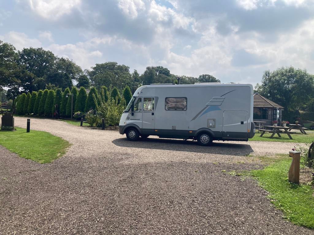 Hymer B514 Fiat 2.8 TD 2005, nieuwe dstr riem, dubbele bodem, Caravans en Kamperen, Integraal, Koelkast, Ringverwarming, Fiat