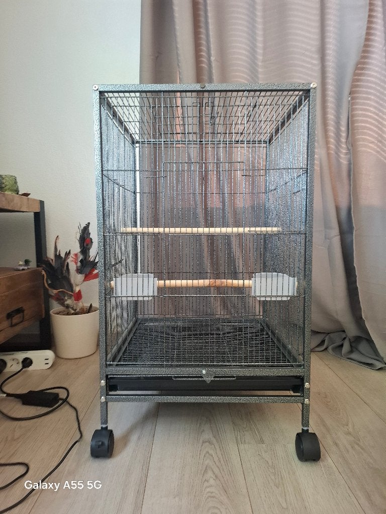 Vogelkooi, Ophalen, Zo goed als nieuw, Metaal, Vogelkooi