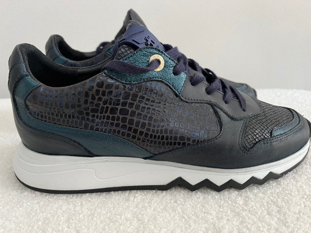 Mooi Floris van Bommel sneakers maat 38 donkerblauw, Blauw, Floris van Bommel, Ophalen of Verzenden, Sneakers of Gympen