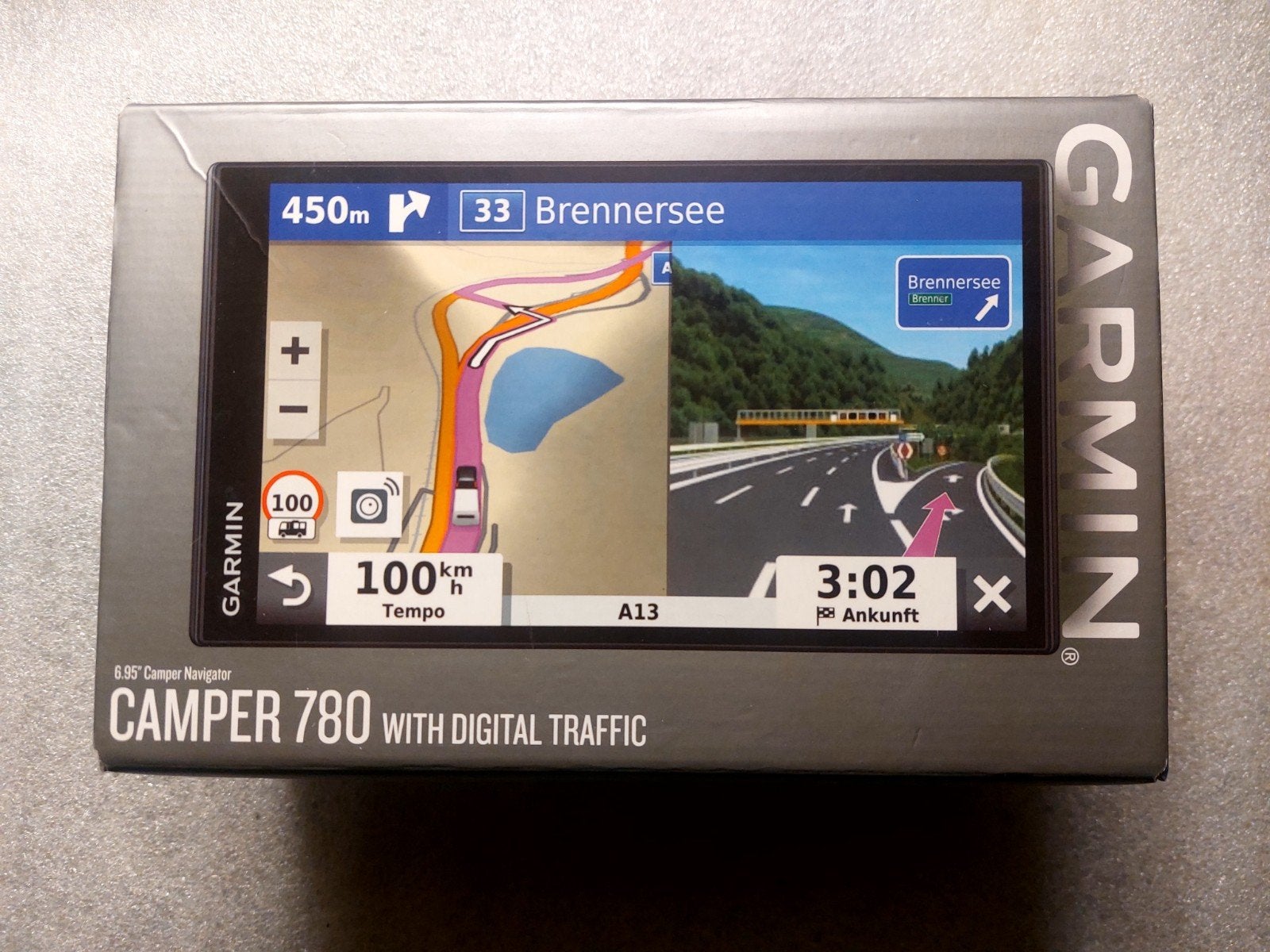 Garmin camper MT-D met lifetime update kaarten, Ophalen of Verzenden, Gebruikt