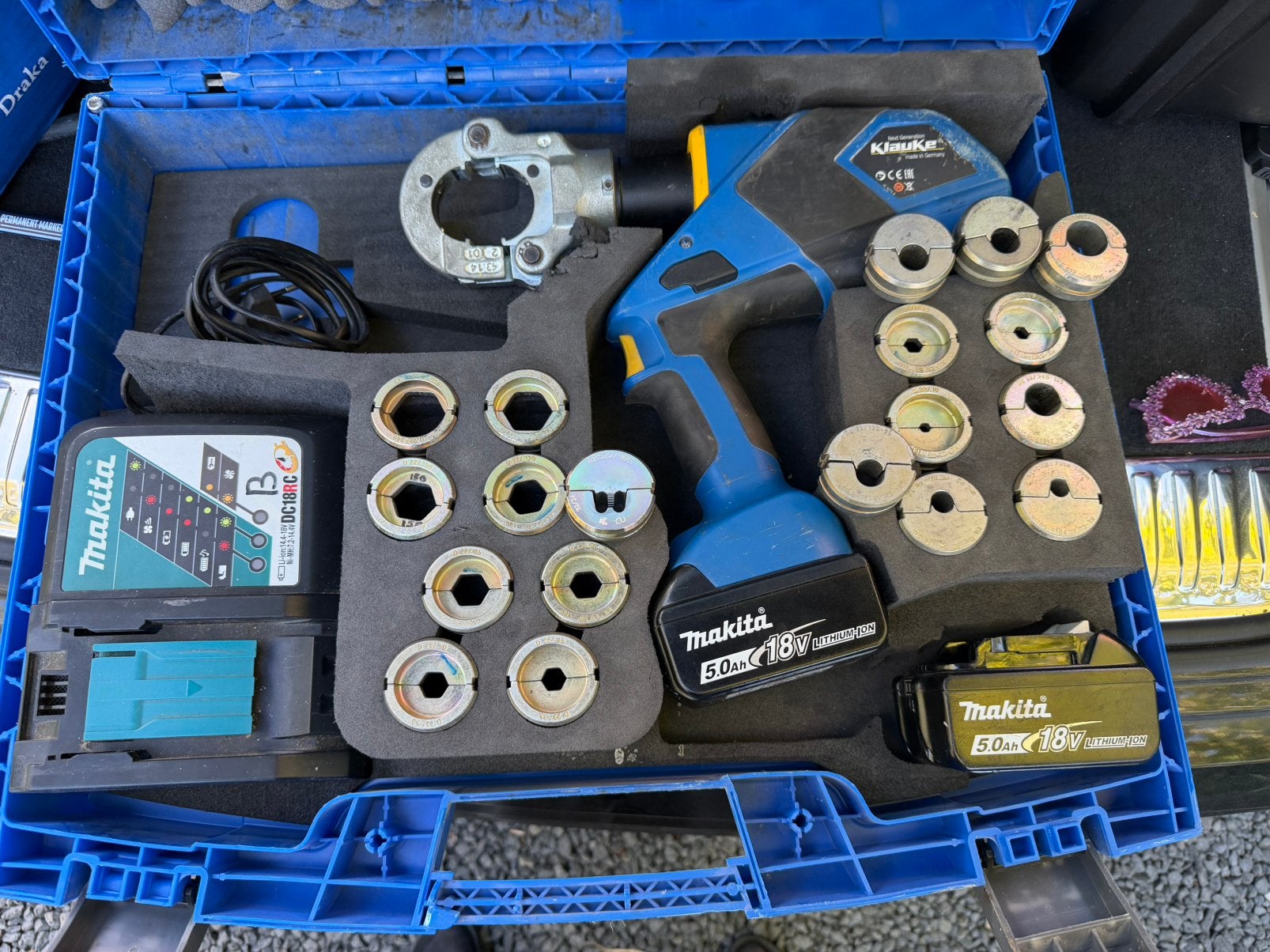 Klauke EK6022CFM MET INZETSTUKKEN 10mm2 t/m 240m2, Ophalen of Verzenden, Zo goed als nieuw