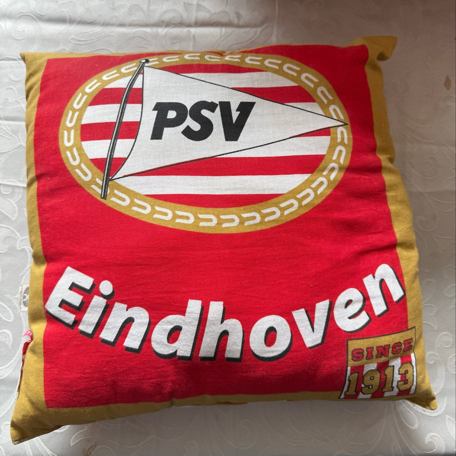 PSV Kussen - Zo goed als nieuw, Ophalen of Verzenden, Zo goed als nieuw, Rood, Textiel