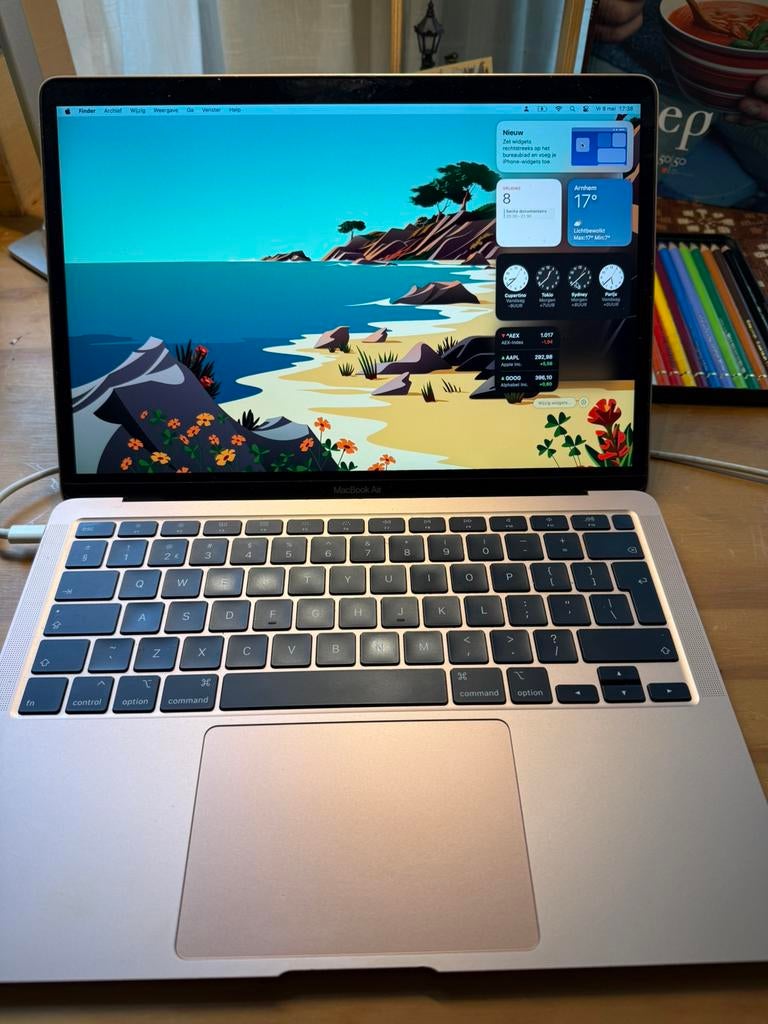 Macbook air 13 inch 2020. Rose gold., 13 inch, Minder dan 2 Ghz, Ophalen of Verzenden, Zo goed als nieuw