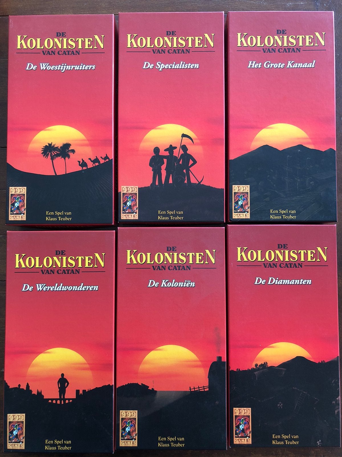 Kolonisten van Catan - 6 uitbreidingen, Ophalen of Verzenden, Zo goed als nieuw