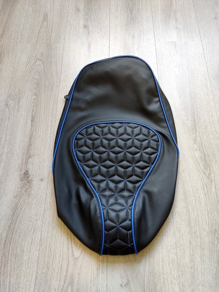 UITVERKOOP! Zadelhoes buddydek Vespa Sprint Primavera blauw, Info@jynkx.com, Nieuw, Ophalen of Verzenden, Piazza 99