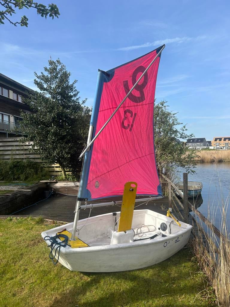 Optimist zeilbootje - optimistje, Ophalen, Gebruikt