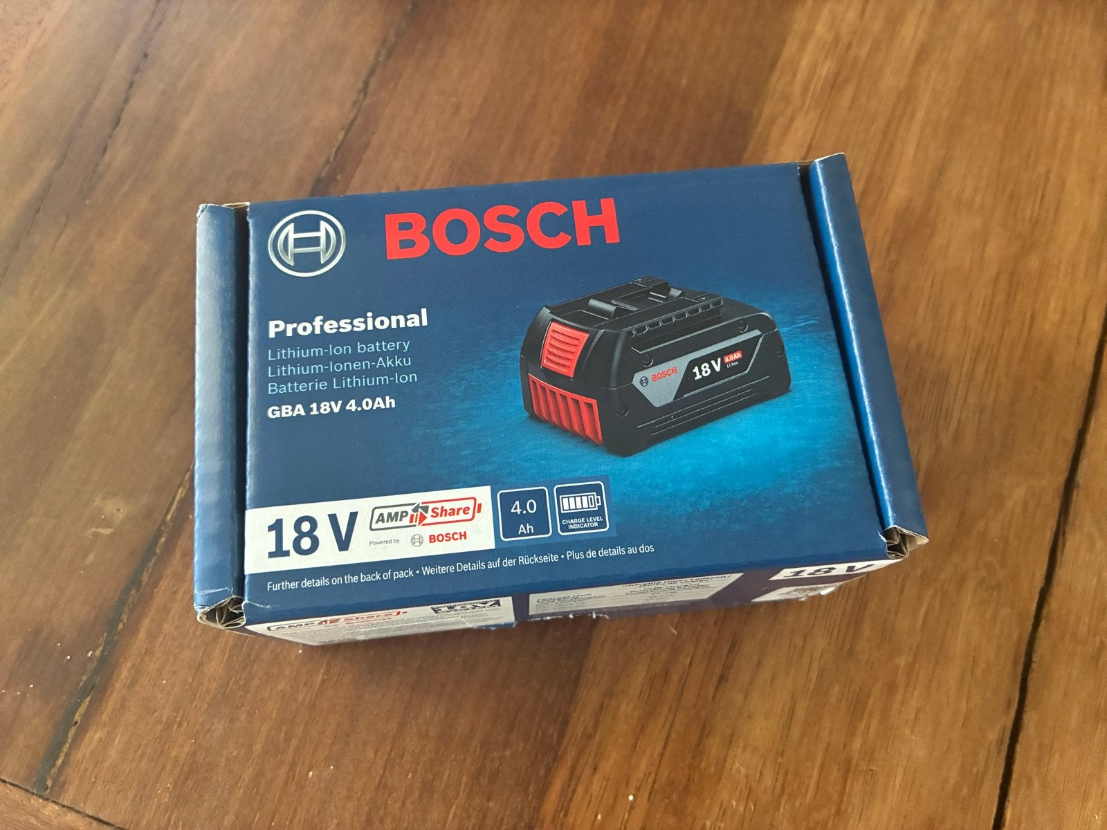 Nieuwe Bosch Professional GBA 18V 4.0Ah Accu, Nieuw