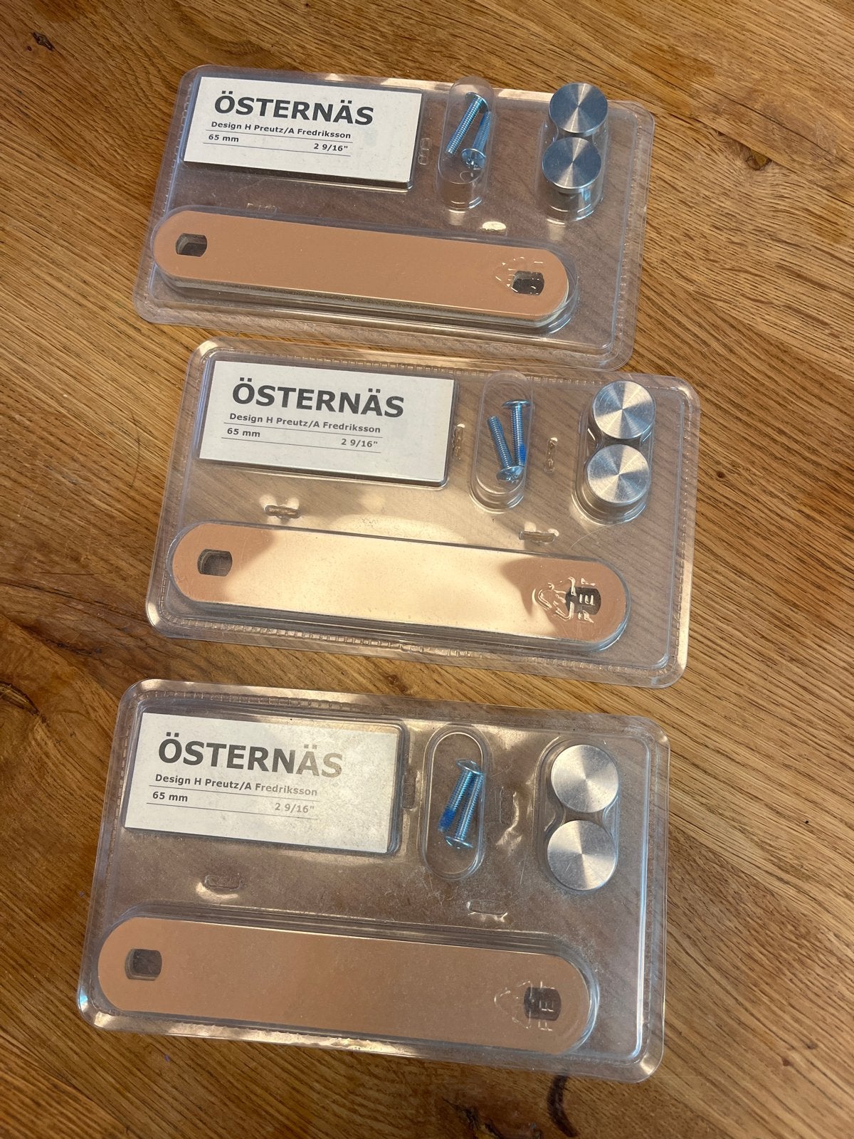 Nieuwe IKEA Östernäs handgrepen (65 mm), IKEA, Ophalen of Verzenden, Metaal, Nieuw
